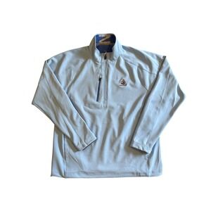 Fields Ranch Frisco Zero Restriction Tour Series Light Blue Quarter Zip Pullover